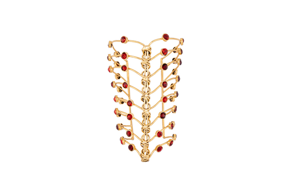 Bracelet Diya éclats rouge